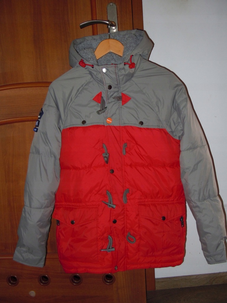 SUPERDRY EXPEDITION zimowa kurtka jak NOWA r.S