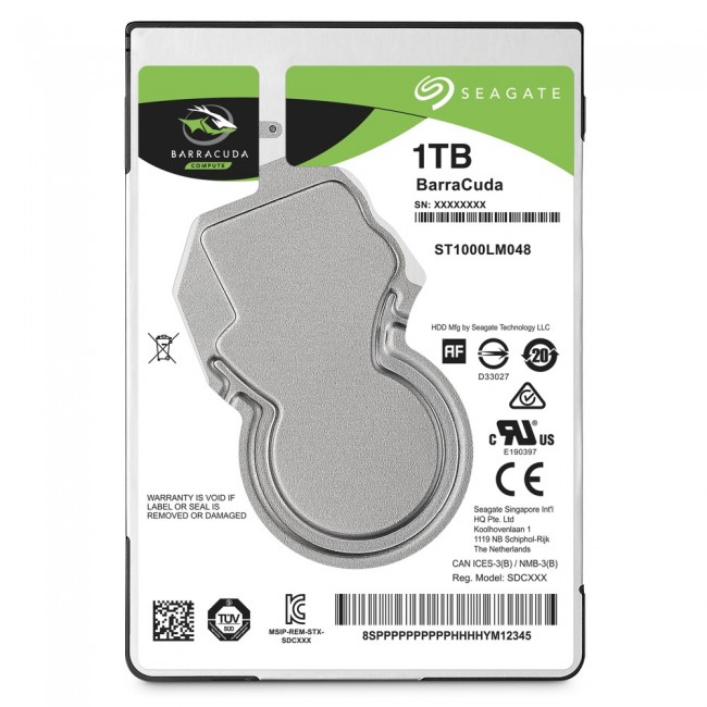 Купить Жесткий диск Seagate BarraCuda 1 ТБ 2,5/5400/SATA: отзывы, фото, характеристики в интерне-магазине Aredi.ru