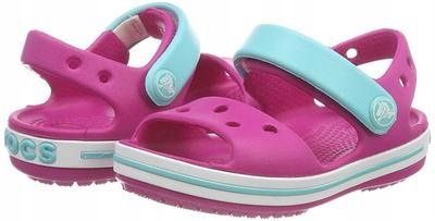 CROCS SANDAŁY DZIECIĘCE RÓŻOWE R. 25