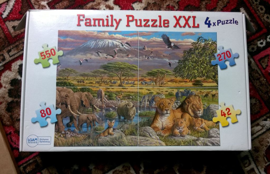 Puzzle Familijne XXL - 4 w 1 - dla całej rodziny