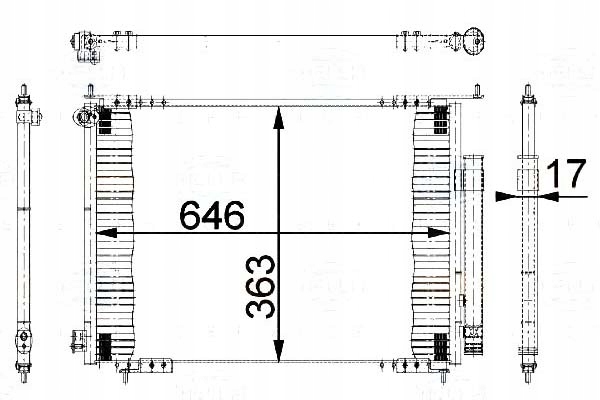 605 292 605 292 CHLODNICA DO KLIMAT.HONDA CR-V 2.0I 02-