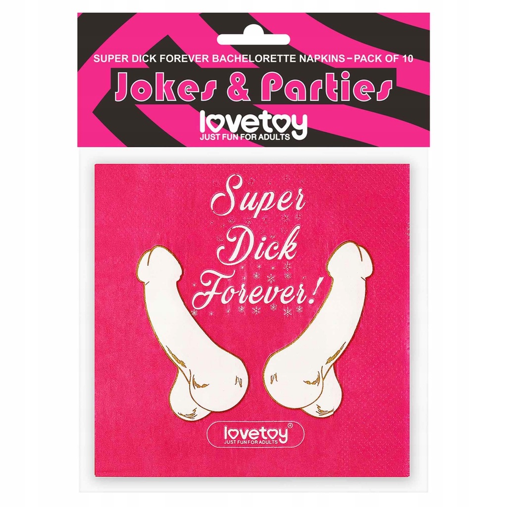Super Dick Forever Bachelorette Paper Napkins(Pack