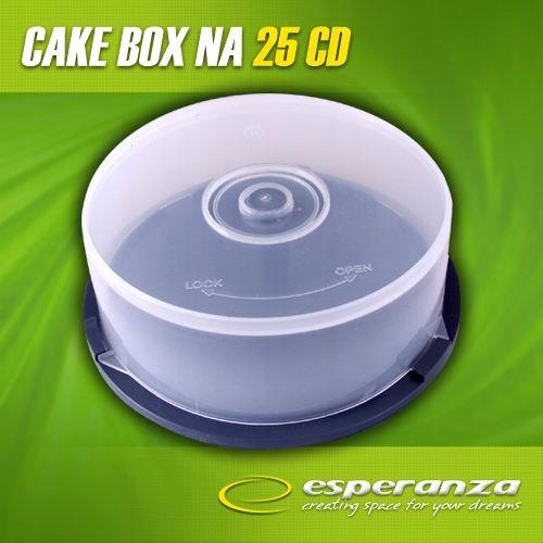 Esperanza Pudełko Cake Box na 25 CD
