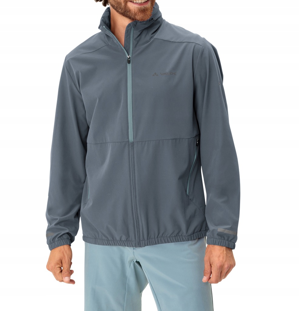 KURTKA rowerowa MTB męska VAUDE Cyclist Air Jacket niebiesk szara XXL