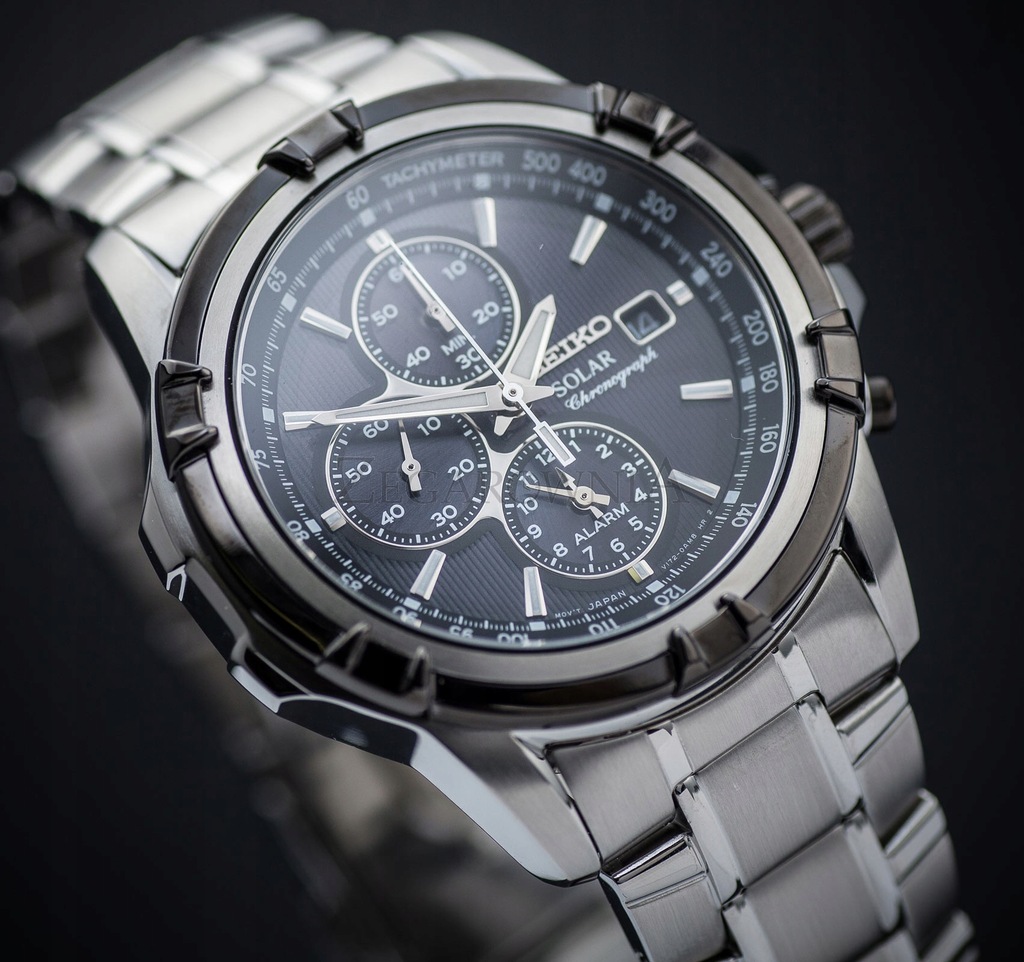 Zegarek m ski Seiko Solar Chronograph SSC147 7808736217