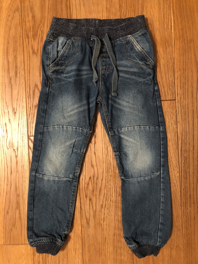 Lupilu spodnie BOJÓWKI miękki jeans r.116