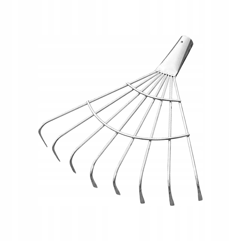 Głowica grabiąca ze stali nierdzewnej do płaskich