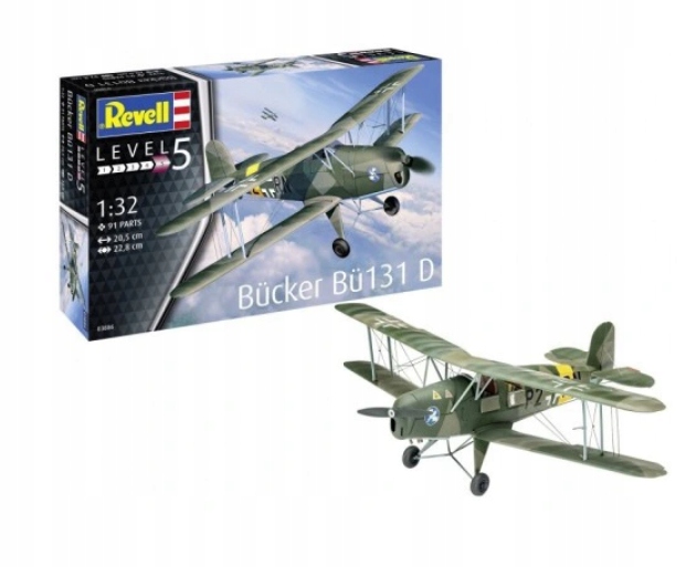 Revell 03886 Samolot Bucker BU131 Jungmann 1:32