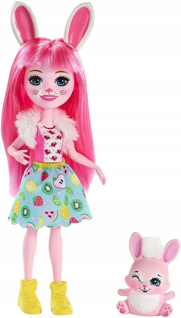 Mattel Lalka Enchantimals + Zwierzątko, Bree Bunny