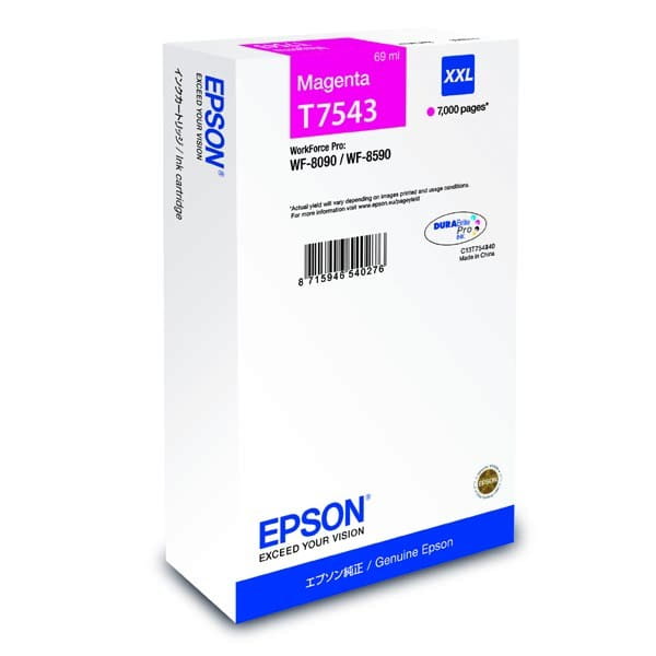 Epson oryginalny ink / tusz C13T754340, T7543, XXL