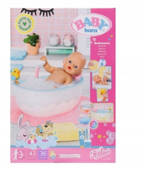 19D.Zapf Creation Baby Born Bath wanienka do kąpieli