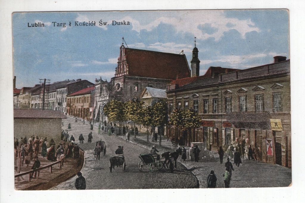 Lublin, Targ i kościół św. Duska, -508