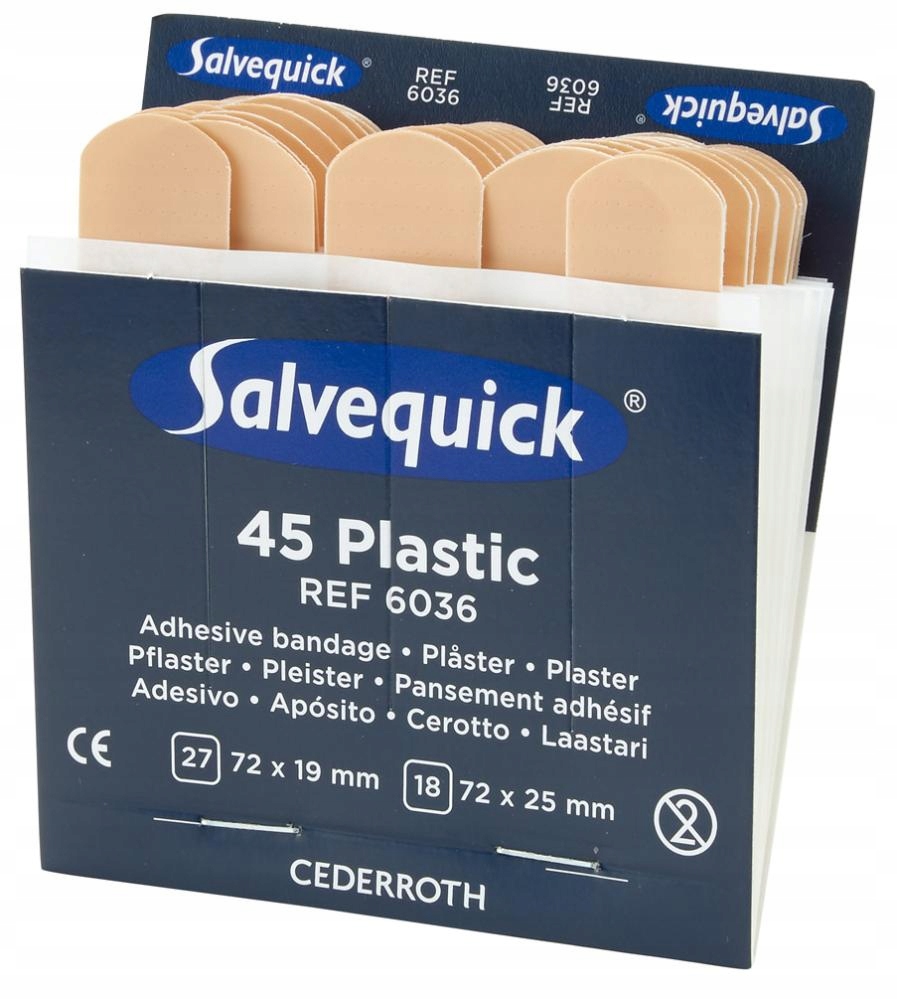 Op.uz. Salvequick bandaże na palce 6x45 hydrofobow