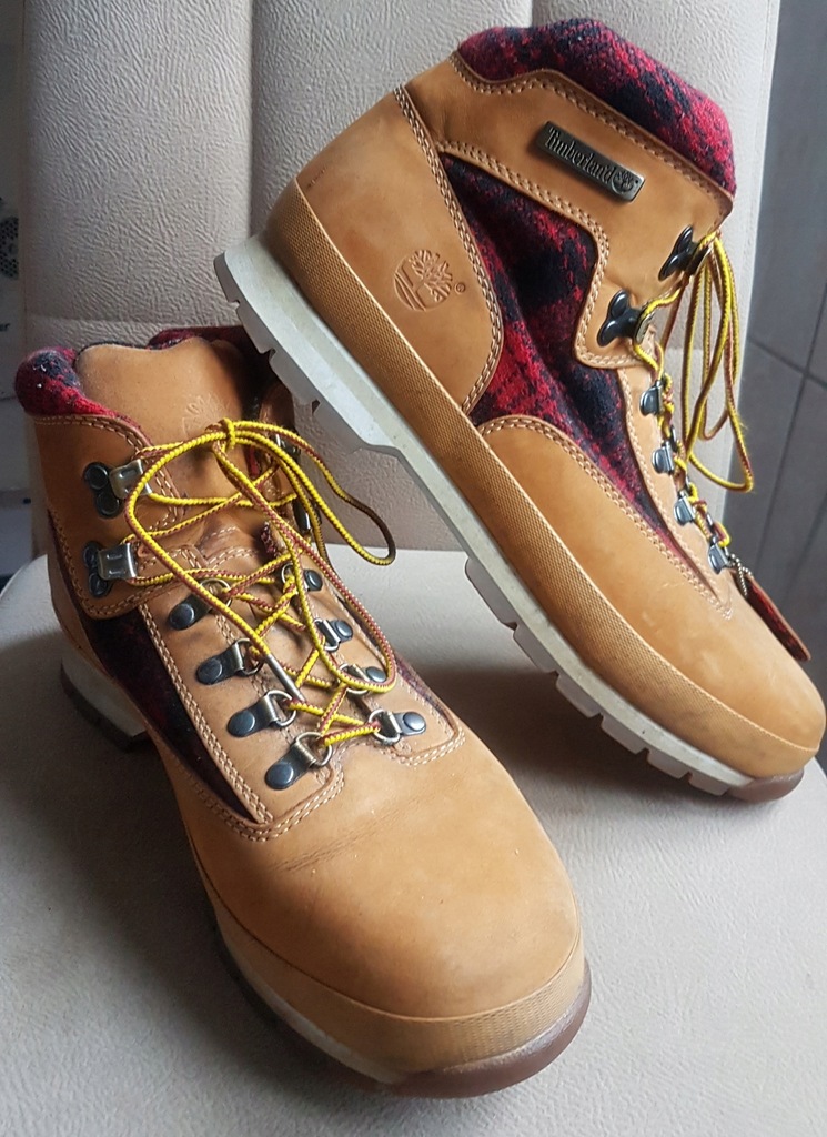 BUTY ZIMOWE TIMBERLAND 46 SKÓRA WEŁNA ŚNIEGOWCE