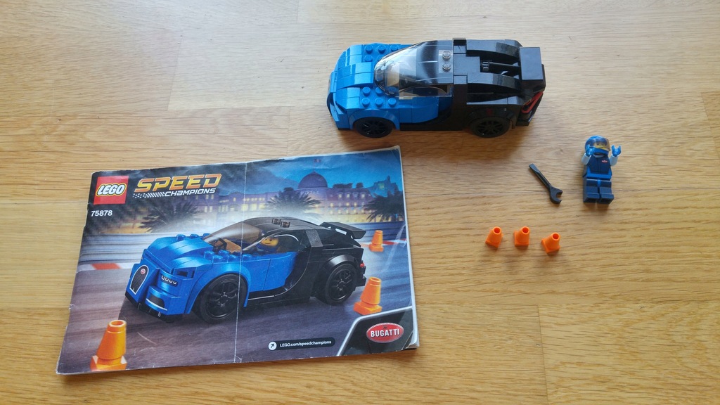 Klocki LEGO Speed Champions Bugatti Chiron 75878