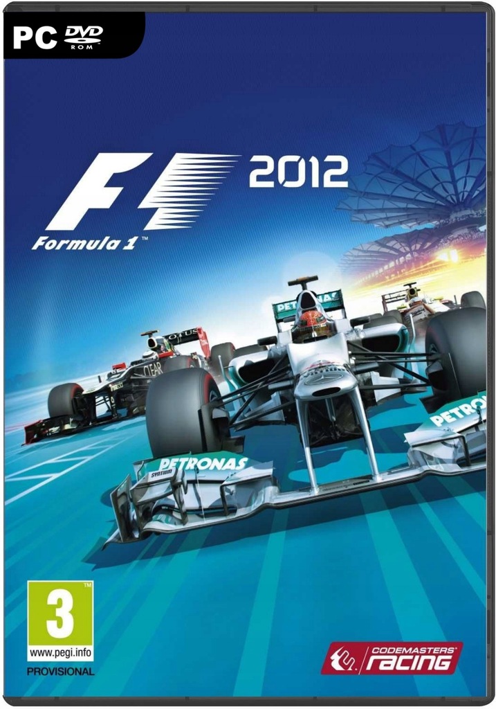 F1 2012 Formula 1 PC DVD ROM Nowa gra - W PUDEŁKU