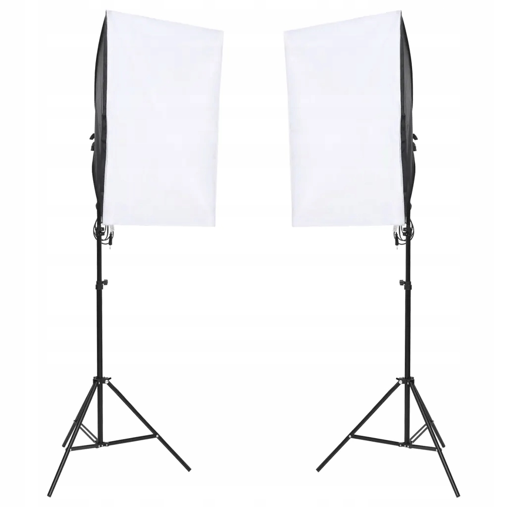 vidaXL Fotograficzny zestaw studyjny z oświetleniem, tłami i blendami