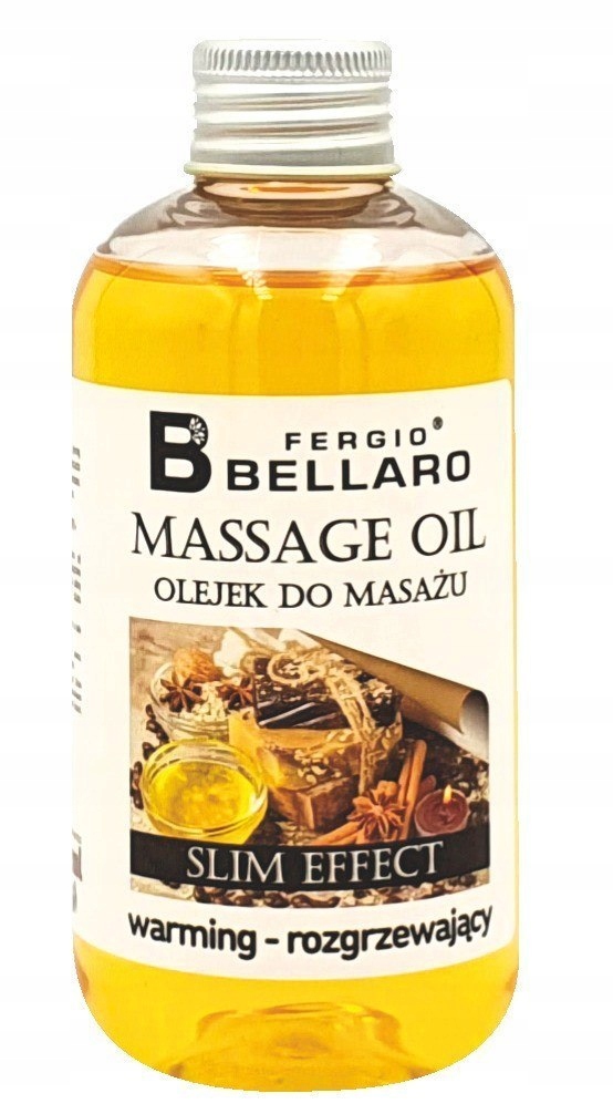 Fergio Bellaro Olejek do masażu rozgrzewający Slim