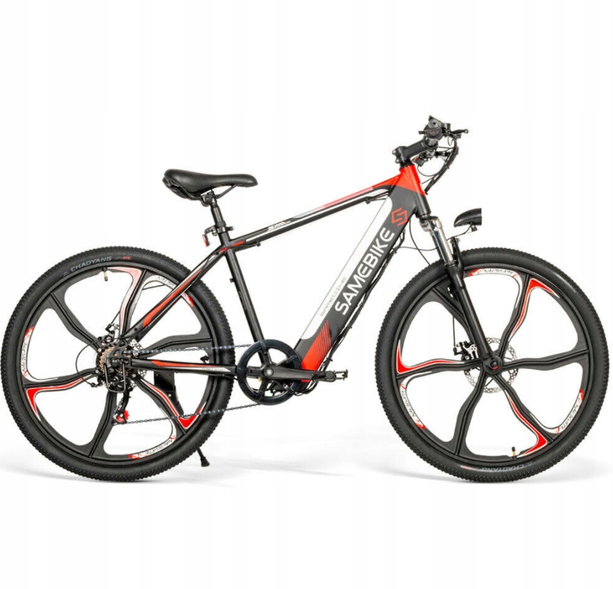 Samebike Rower elektryczny rama 26 czarny MTB 10865280785 oficjalne
