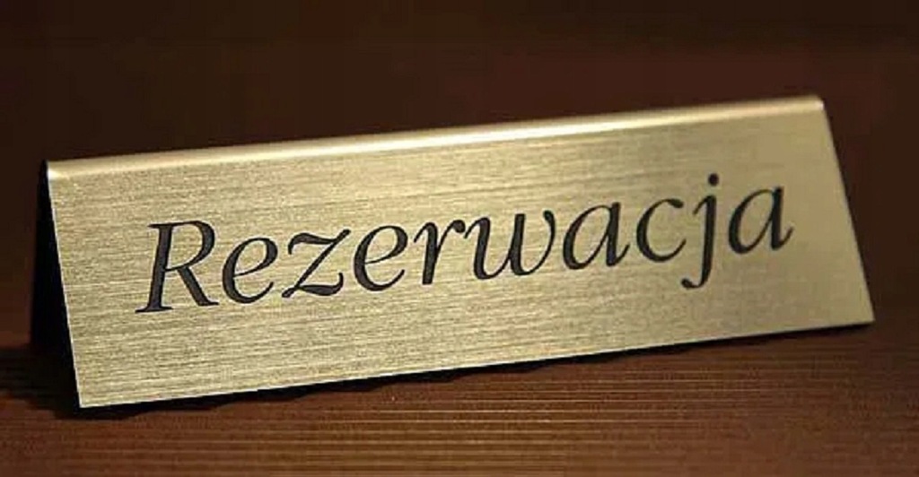 REZERWACJA !!!