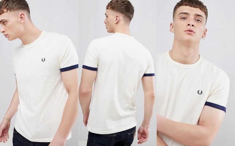 M4B311*FRED PERRY T-SHIRT MĘSKI KOSZULKA S T01