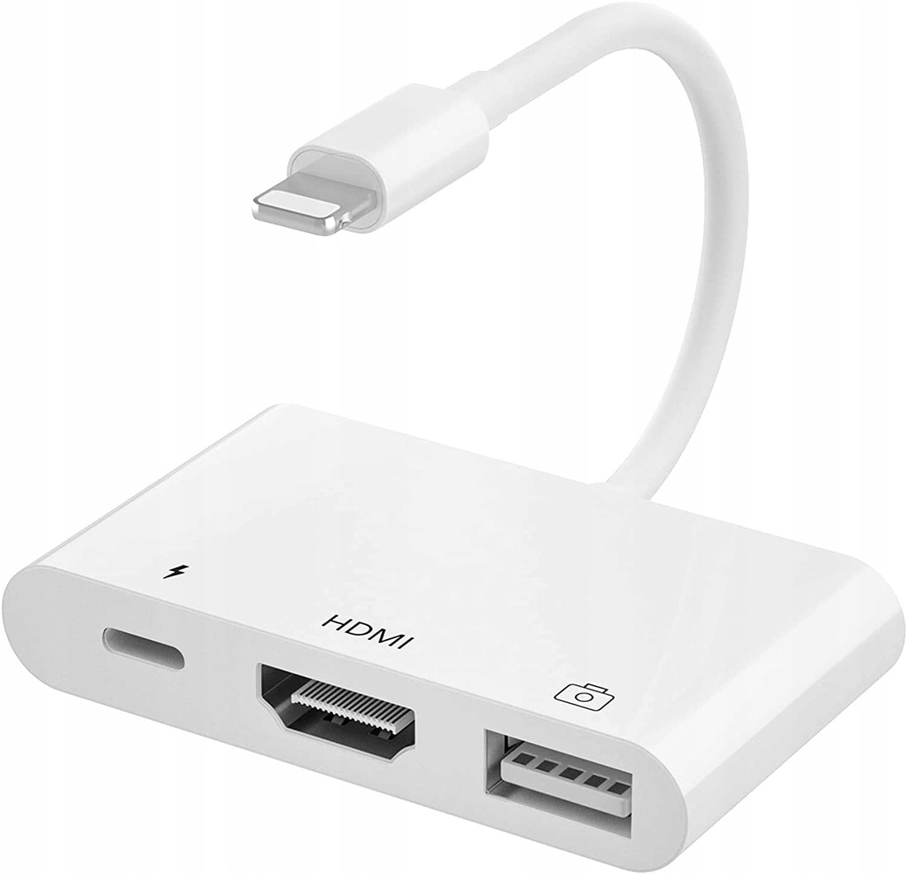ADAPTER PRZEJŚCIÓWKA Z LIGHTNING NA HDMI USB 12692564399 oficjalne