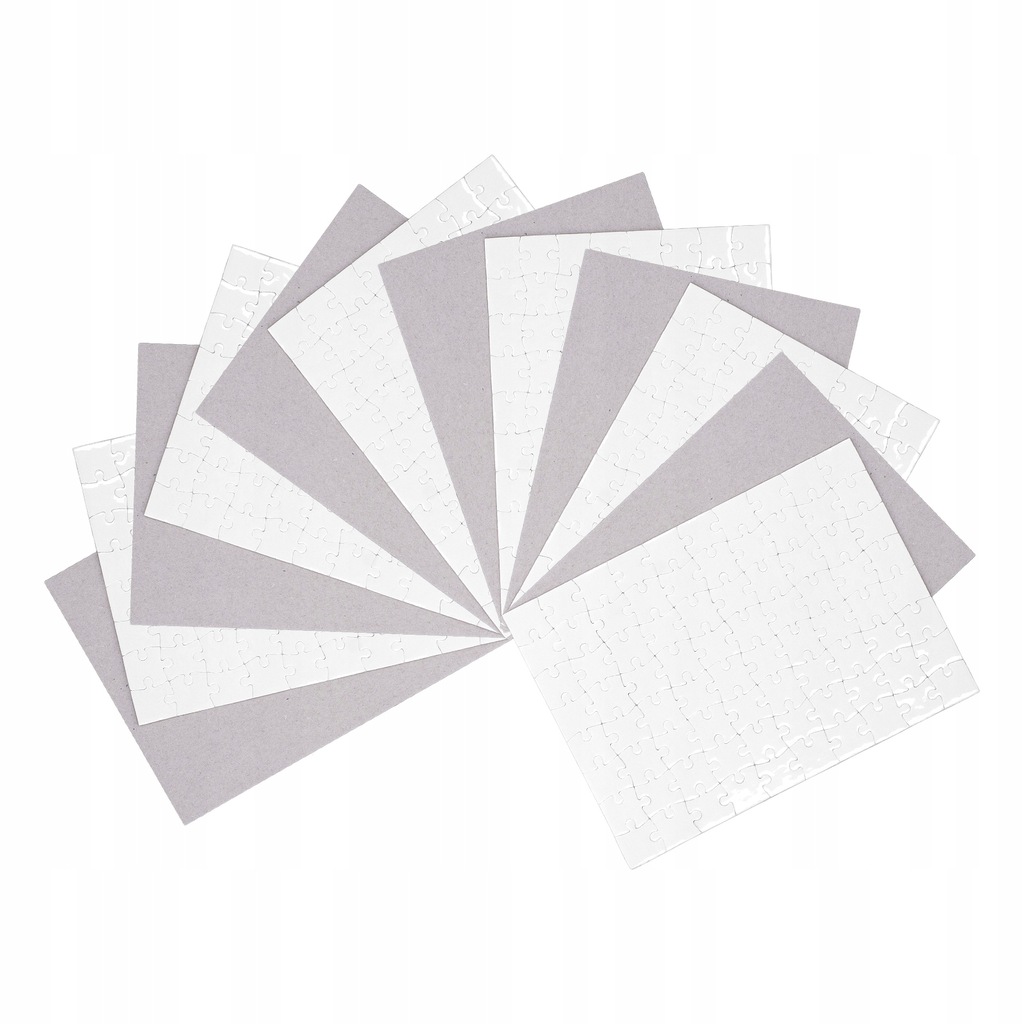 6 zestawów wykrojów do sublimacji Puzzle DIY