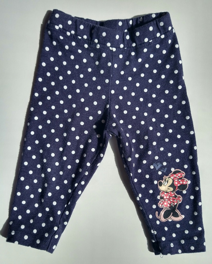 Legginsy, spodnie, Myszka Minnie, rozm 74 Disney