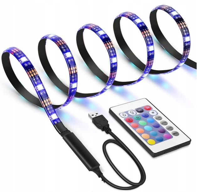 Купить LED TV USB STRIP 1M RGB подсветка 5В + ДИСТАНЦИОННЫЙ: отзывы, фото, характеристики в интерне-магазине Aredi.ru