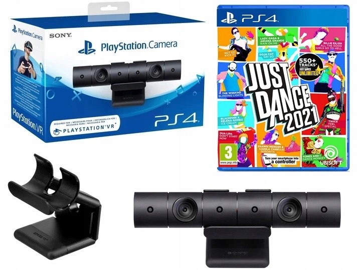 Kamera PS4 / PS5 Sony V2 + gra Just Dance 2021