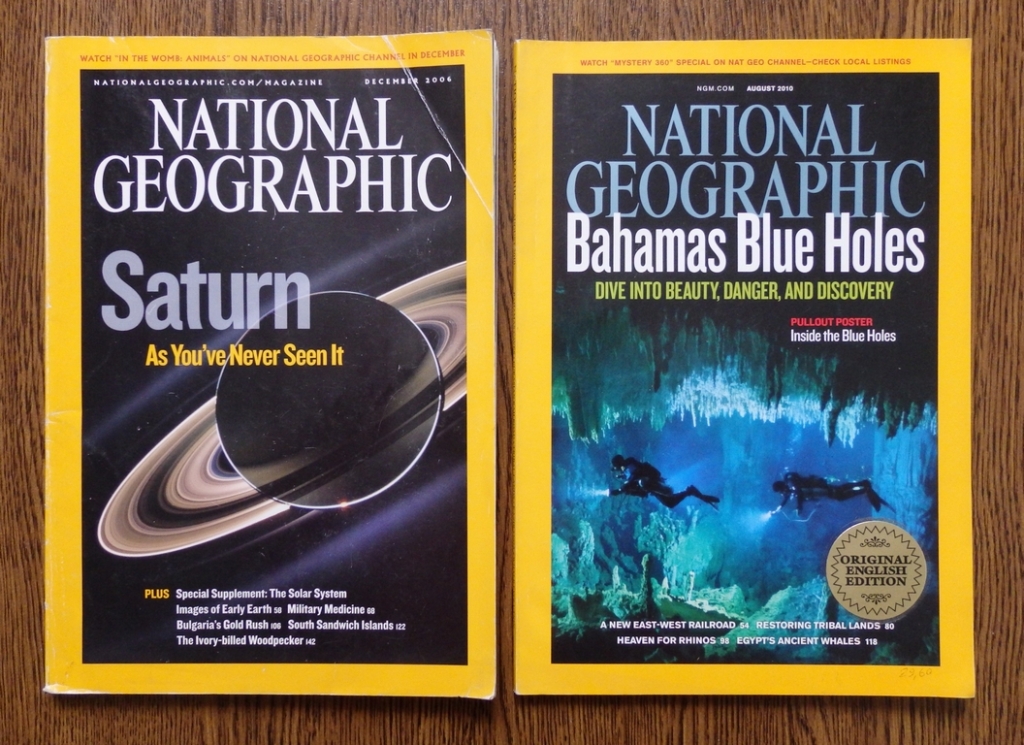 NATIONAL GEOGRAPHIC po angielsku 12/2006 i 08/2010