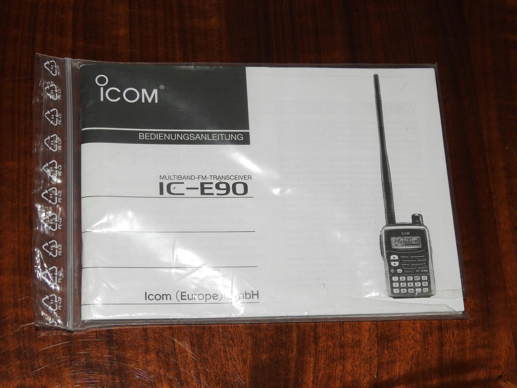 Instrukcja niemiecka ICOM E-90 Bedienungsanleitung