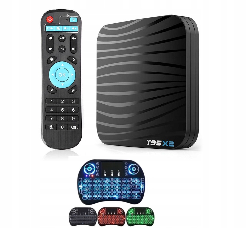 TV BOX T95 X2 ANDROID SMART 4K NETFLIX KLAWIATURA 8210163439