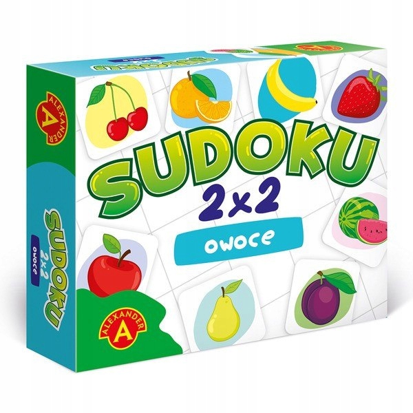 Gra Sudoku 2X2 Owoce