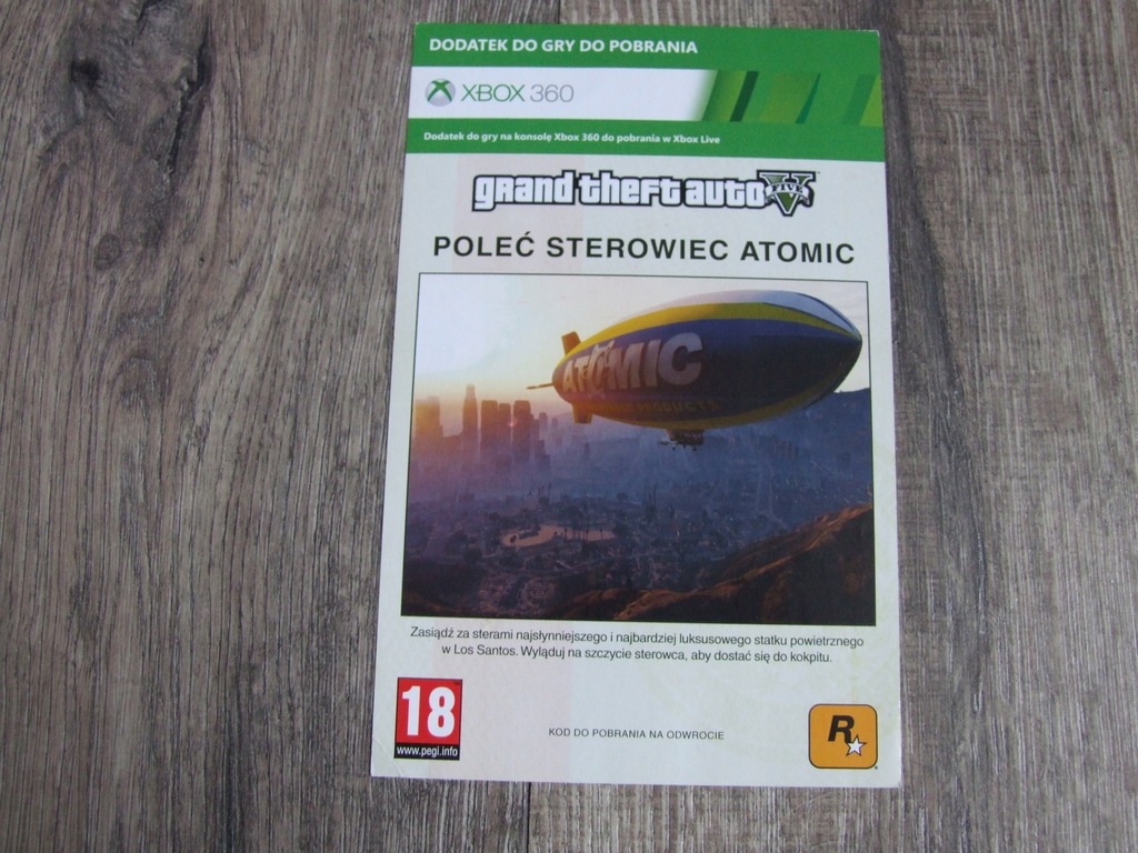 Kod Xbox 360 Gta 5 Sterowiec Wysylka W 24h 7848738896 Oficjalne Archiwum Allegro