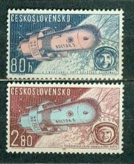 CSSR** Pierwsza kobieta w kosmosie Mi 1413-14