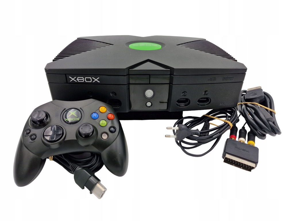 XBOX CLASSIC + 1 PAD + OKABLOWANIE