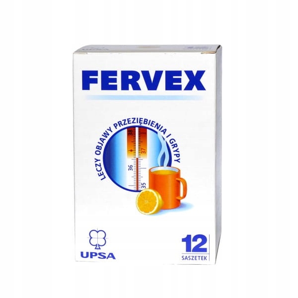 FERVEX 12 saszetek smak cytrynowy