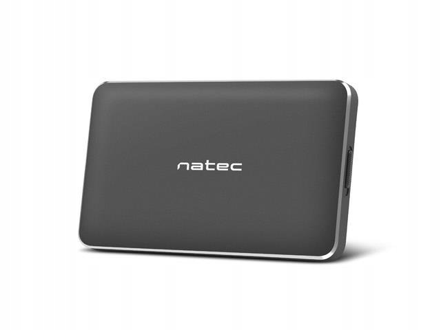 Obudowa na dysk HDD/SSD Natec Oyster Pro 2,5" USB 3.0 aluminium czarna