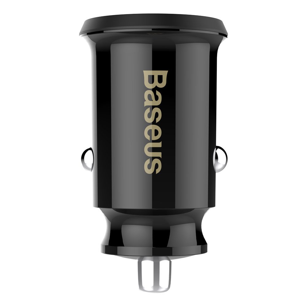 Ładowarka samochodowa Baseus Grain 2x USB 5V 3.1A czarna 3100 mA