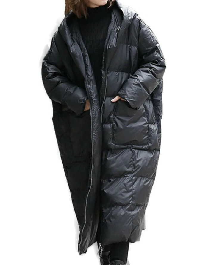 Płaszcz Puchowy Pikowany Oversize Street Look 36 S