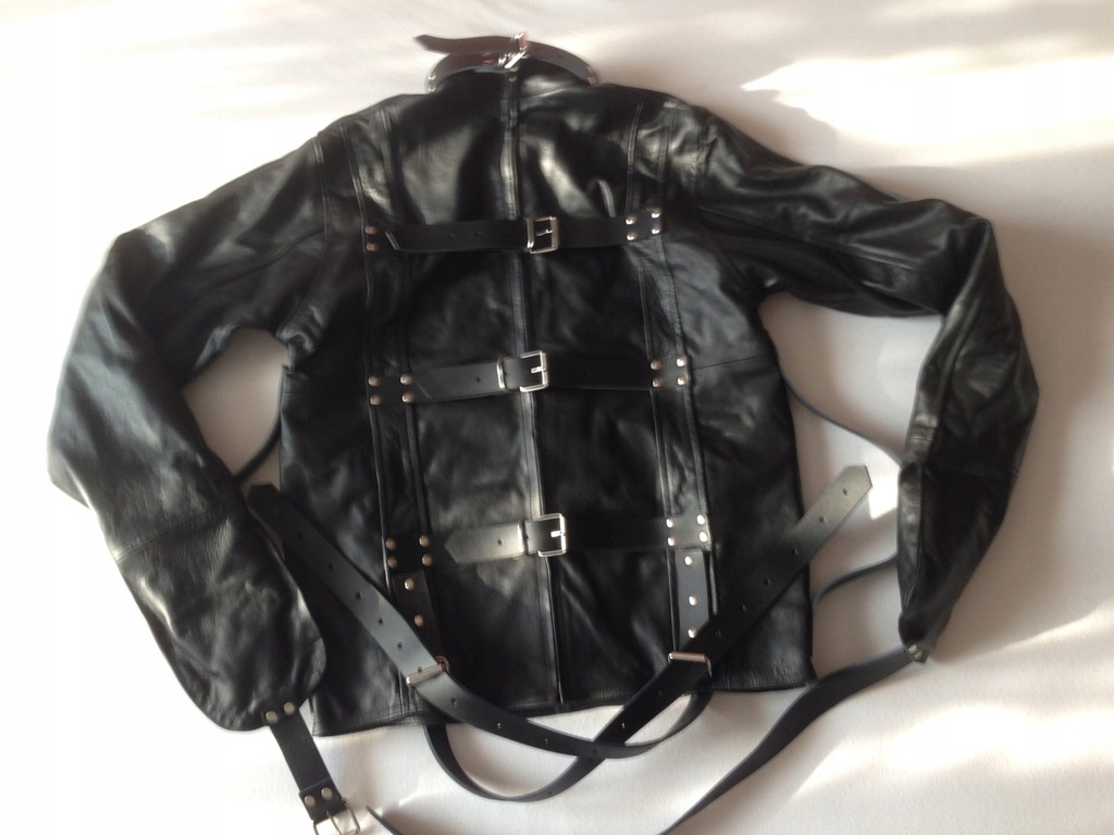 Kaftan Bezpieczeństwa STRAITJACKET BDSM Skóra