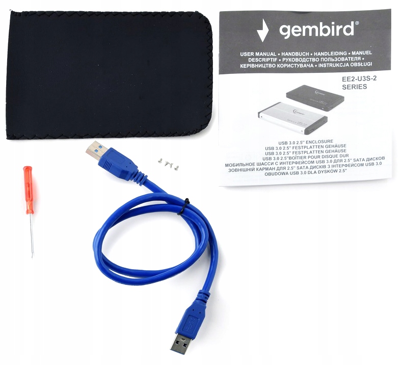Купить POCKET Корпус для накопителя 2,5 SATA USB 3.0 GEMBIRD: отзывы, фото, характеристики в интерне-магазине Aredi.ru