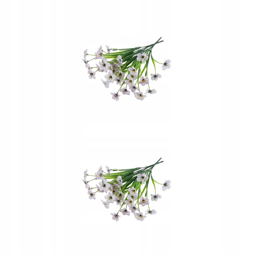 1/2/3/5 2X5 widelców sztuczne kwiaty fioletowe