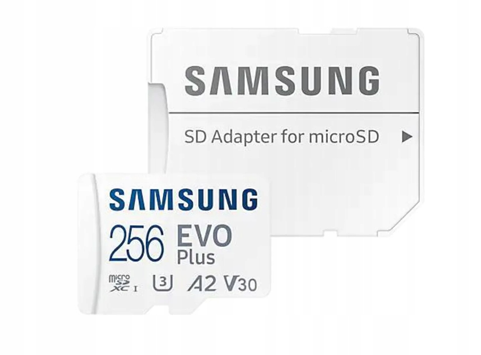 Karta pamięci SAMSUNG EVO Plus microSD 256GB z adapterem 130MB/s