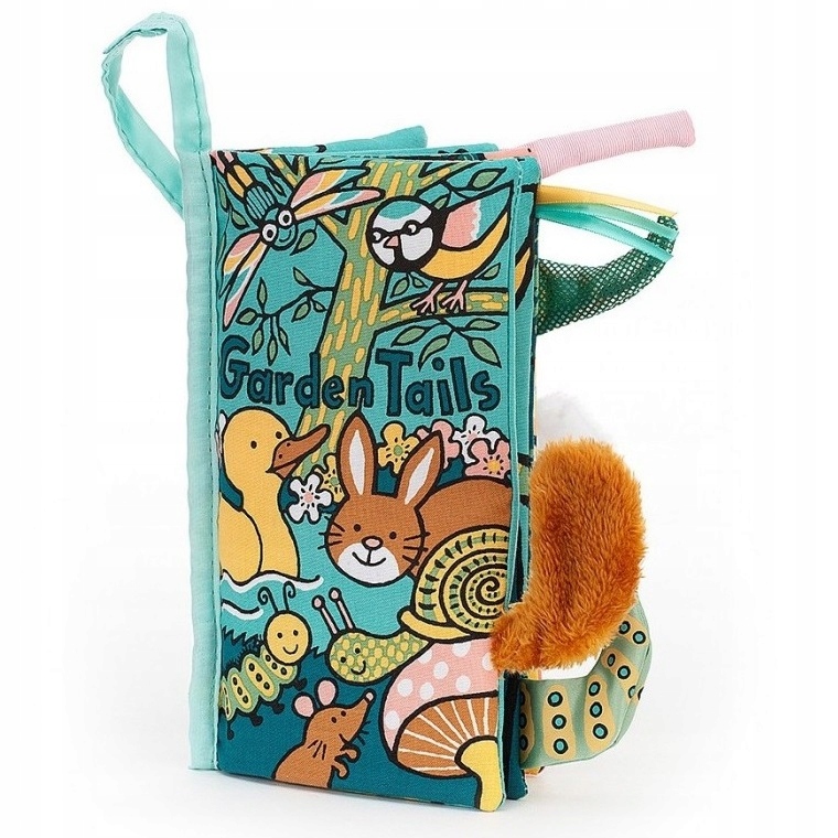 JELLYCAT KSIĄŻECZKA SENSORYCZNA Z OGONKAMI DLA DZIECI 0M+ / GARDEN TAILS