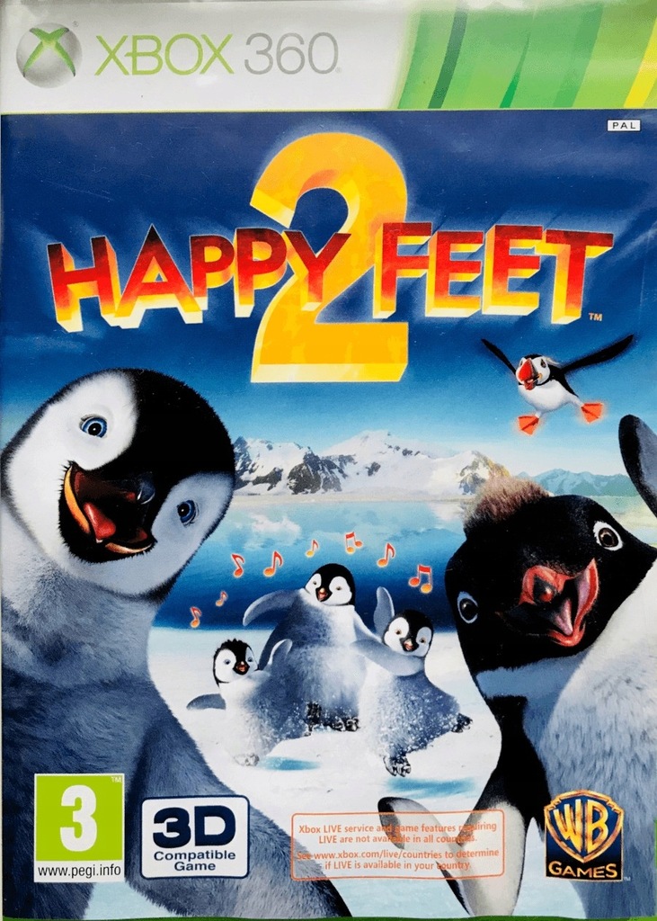 Happy Feet 2 xbox 360 Nowa Folia