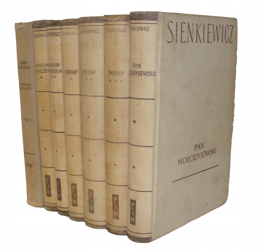 TRYLOGIA Sienkiewicz 1962 SZANCER KOMPLET BDB + GR