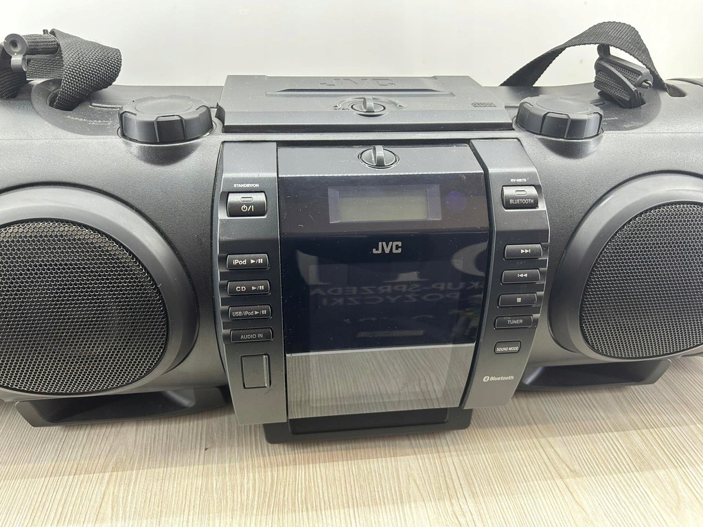 Boombox JVC RV-NB75B Cd USB Bluetooth Super Bass