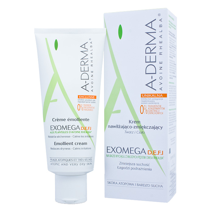 A-DERMA EXOMEGA krem natłuszczający 200ml ATOPIA